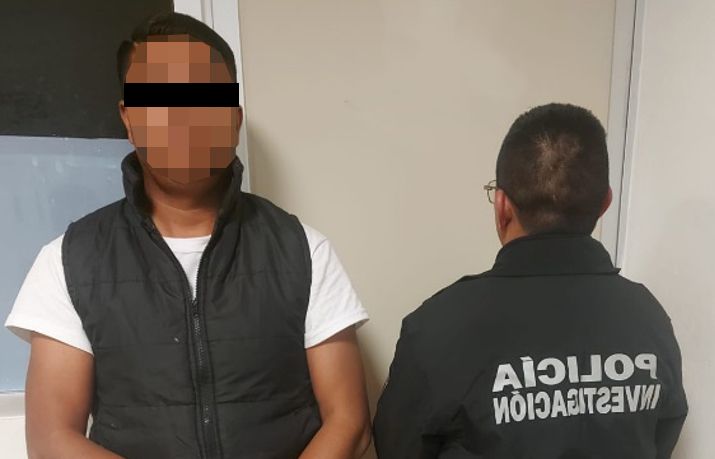 Asegura PGJE en Hueyotlipan a masculino y camioneta por delitos contra la seguridad de la comunidad